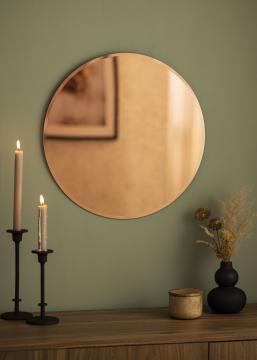 KAILA Miroir rond Rose Gold Deluxe diamètre 50 cm