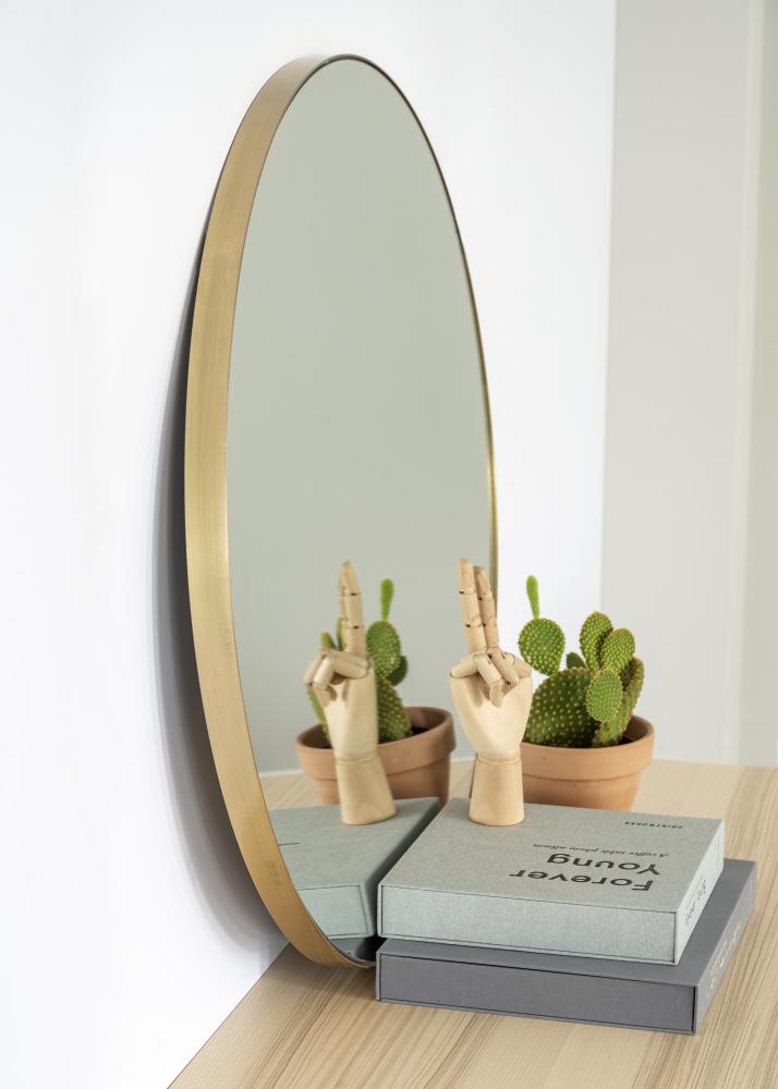 Miroir Vendela Laiton diamètre 80 cm