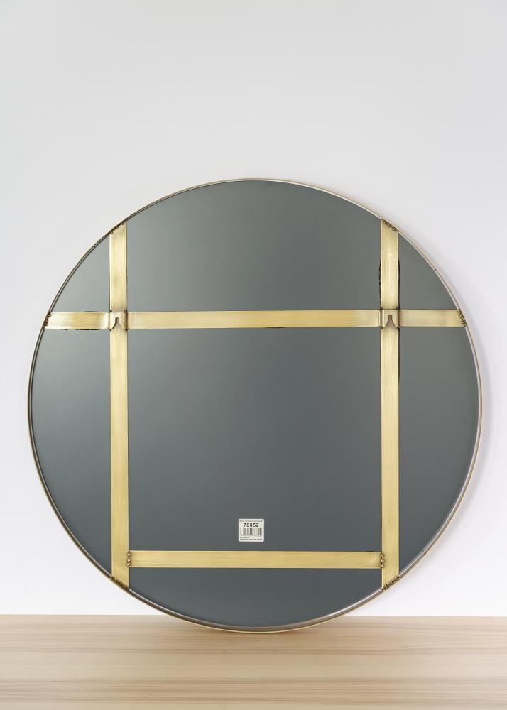 Miroir Vendela Laiton diamètre 80 cm