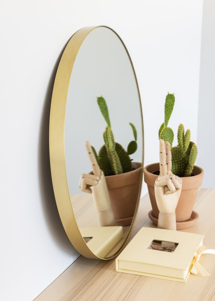 Miroir Vendela Laiton diamètre 50 cm