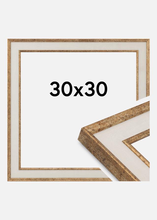 Cadre Dolly Verre Acrylique Or 30x30 cm