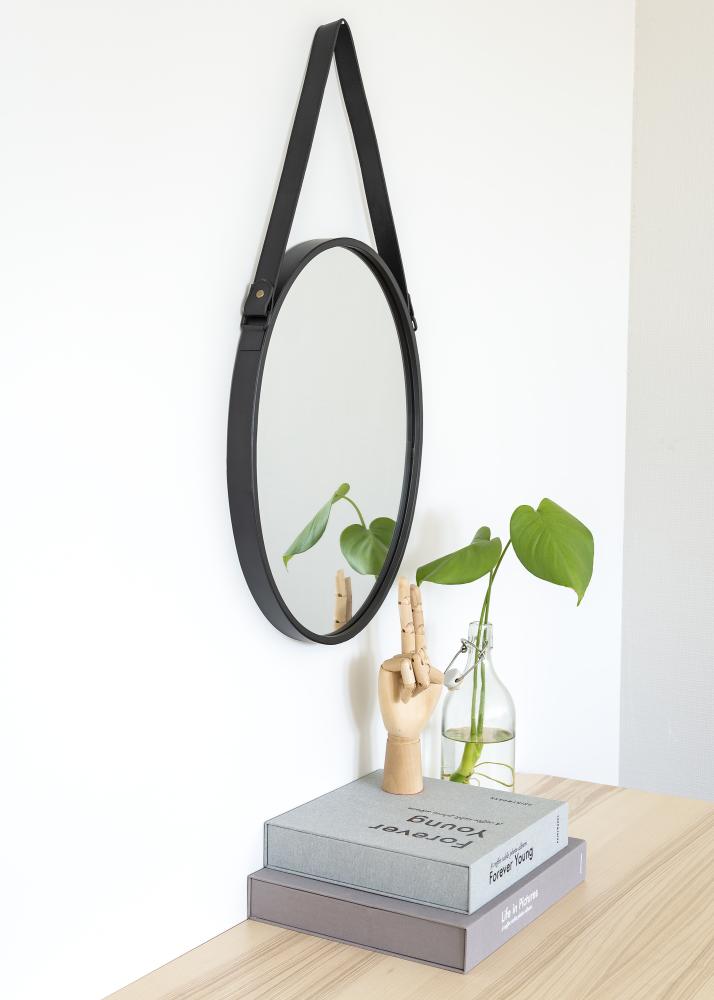 Miroir Lea Noir 35x45 cm