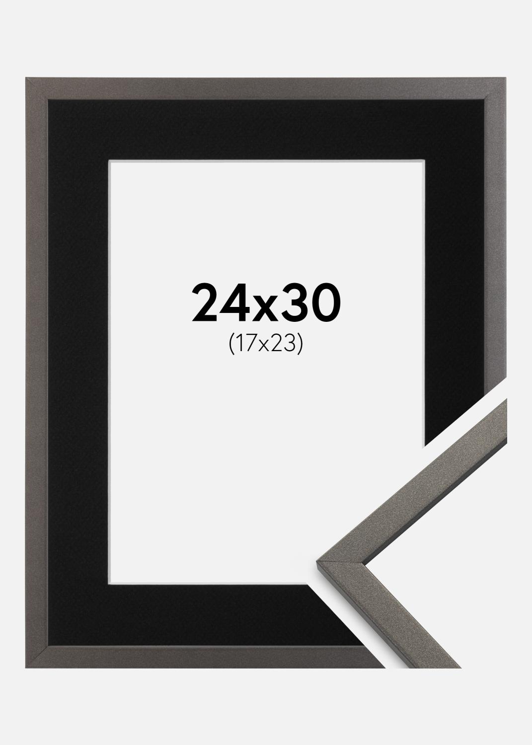 Product Image for Cadre Edsbyn Graphite 24x30 cm - Passe-partout Noir 18x24 cm