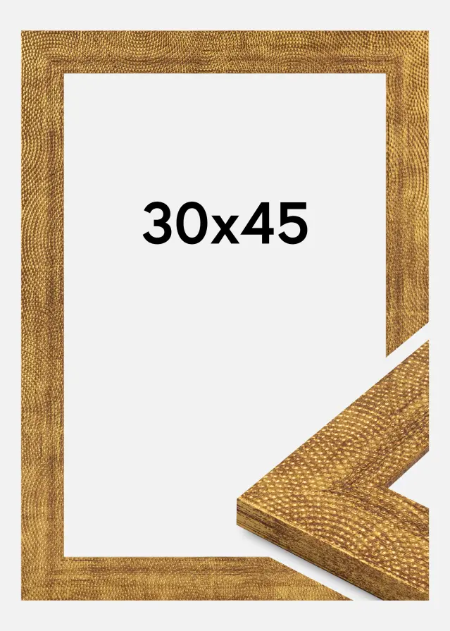 Cadre Linea Verre Acrylique Gold 30x45 cm