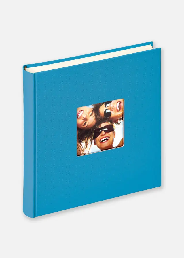 Fun Album Bleu océan - 30x30 cm (100 pages blanches / 50 feuilles)