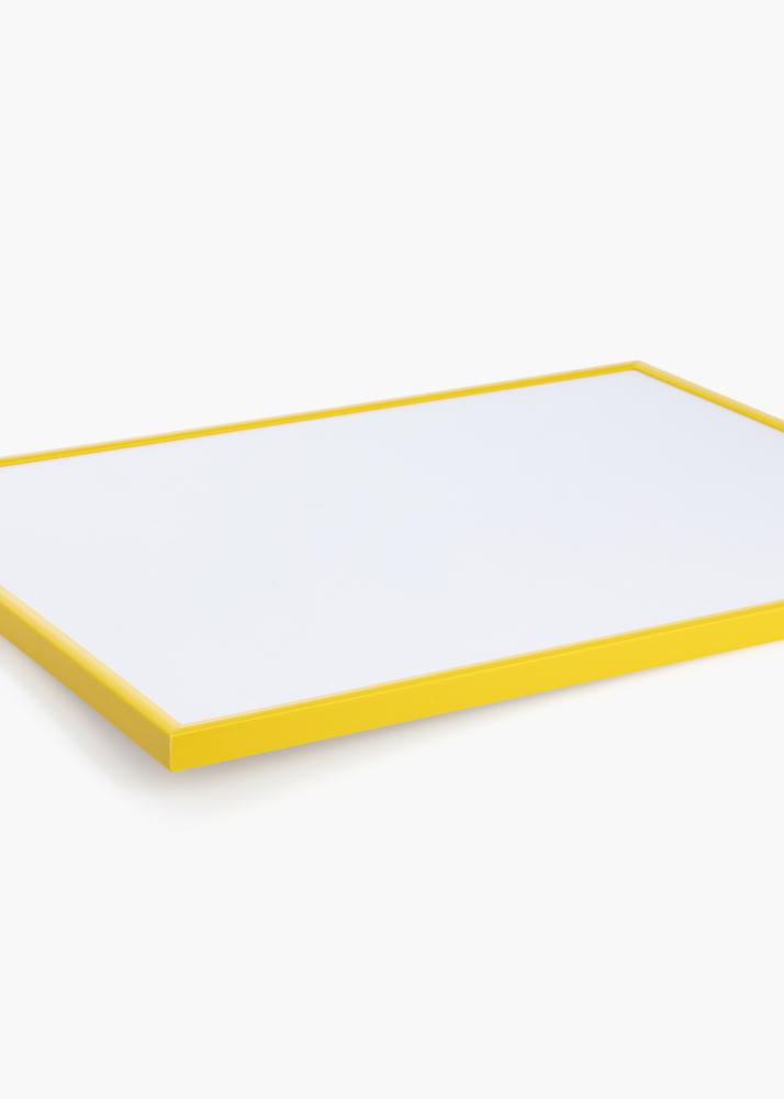 Cadre New Lifestyle Jaune 50x70 cm - Passe-partout Blanc 40x60 cm