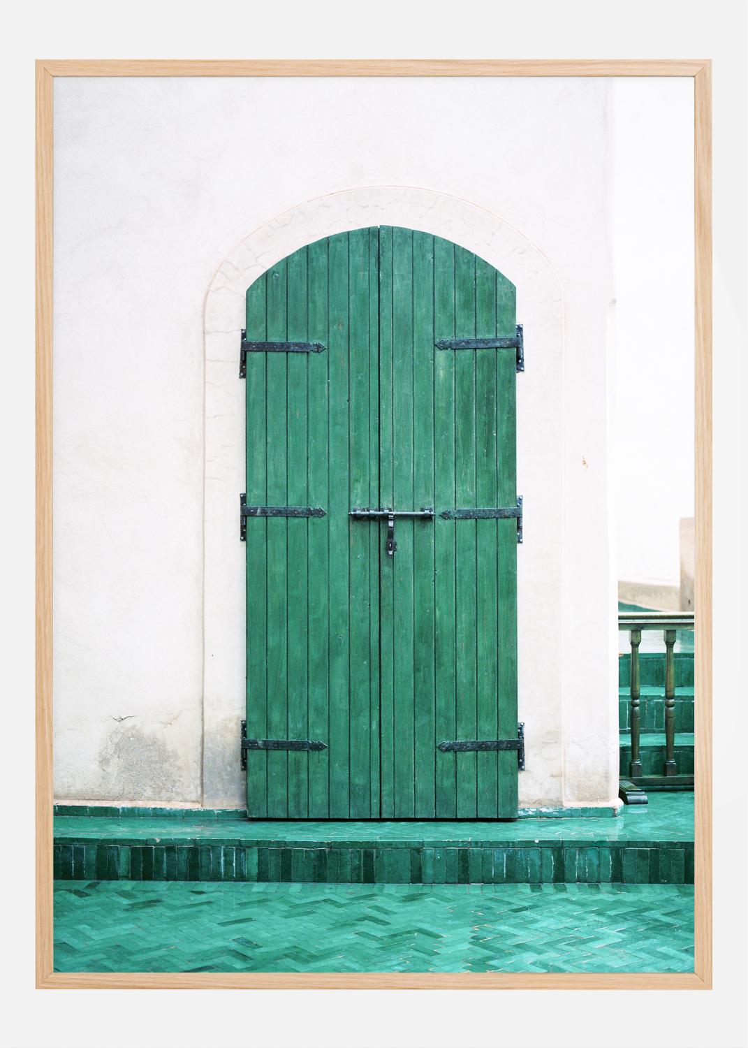 Product Image for Marrakesh Green Door Poster (50x70 cm)