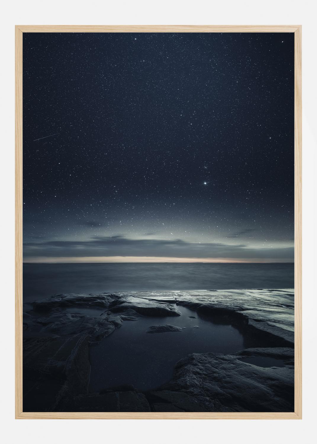 Product Image for Night at the sea Poster (21x29,7 cm (A4))