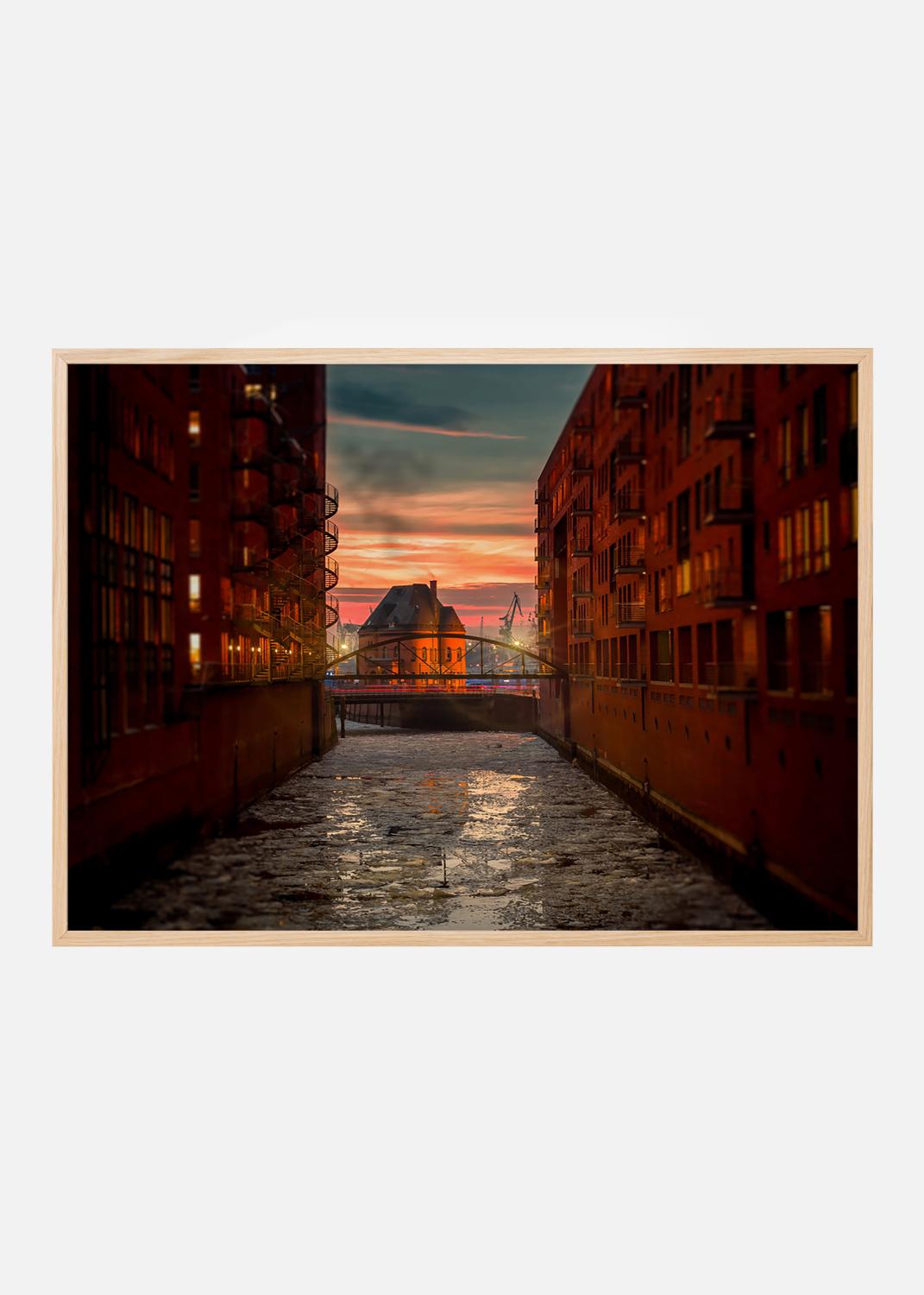 Product Image for City i vatten (30x40 cm)