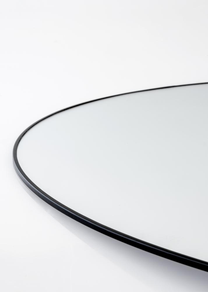 KAILA Round Mirror - Thin Black diamètre 100 cm