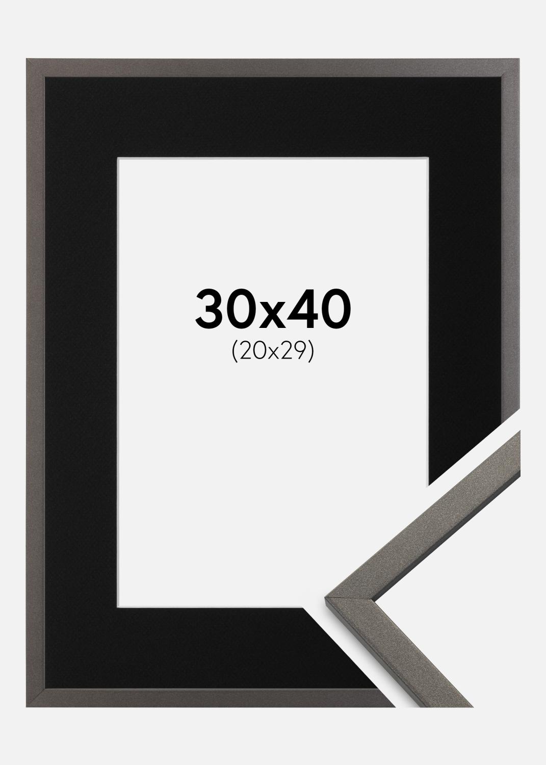 Product Image for Cadre Edsbyn Graphite 30x40 cm - Passe-partout Noir 21x30 cm