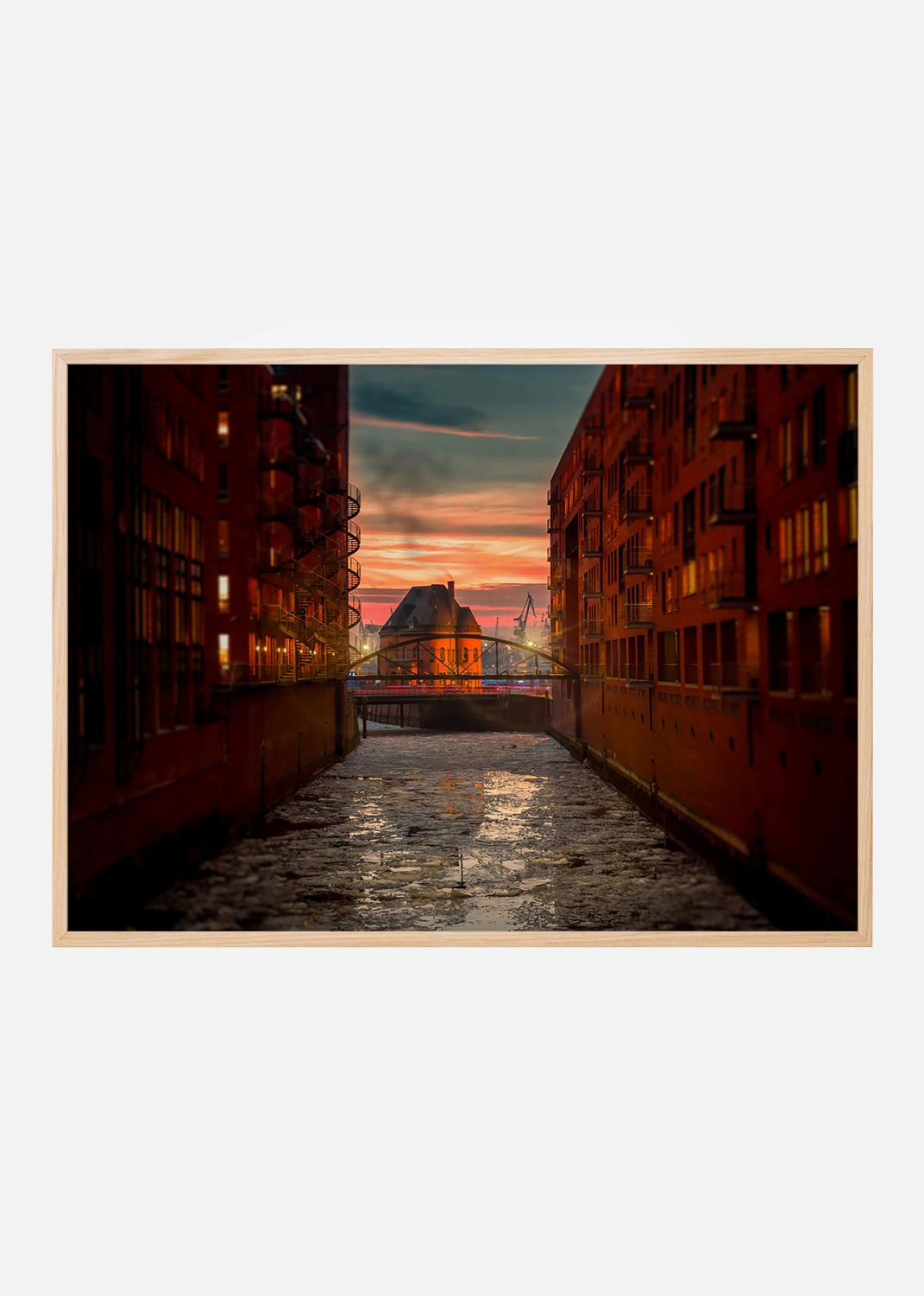 Product Image for City i vatten (50x70 cm)