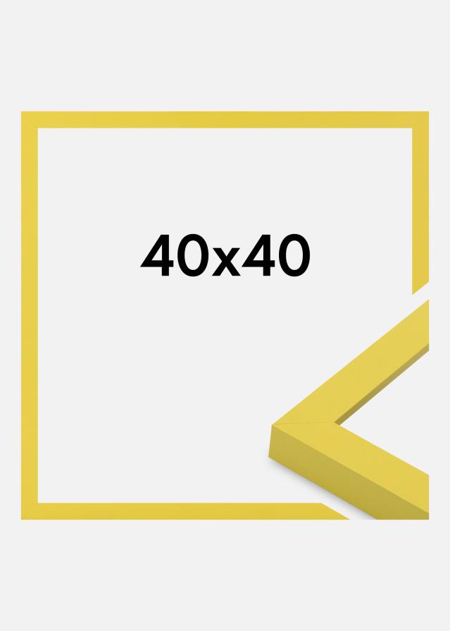 Cadre Selection Verre Acrylique Yellow 40x40 cm