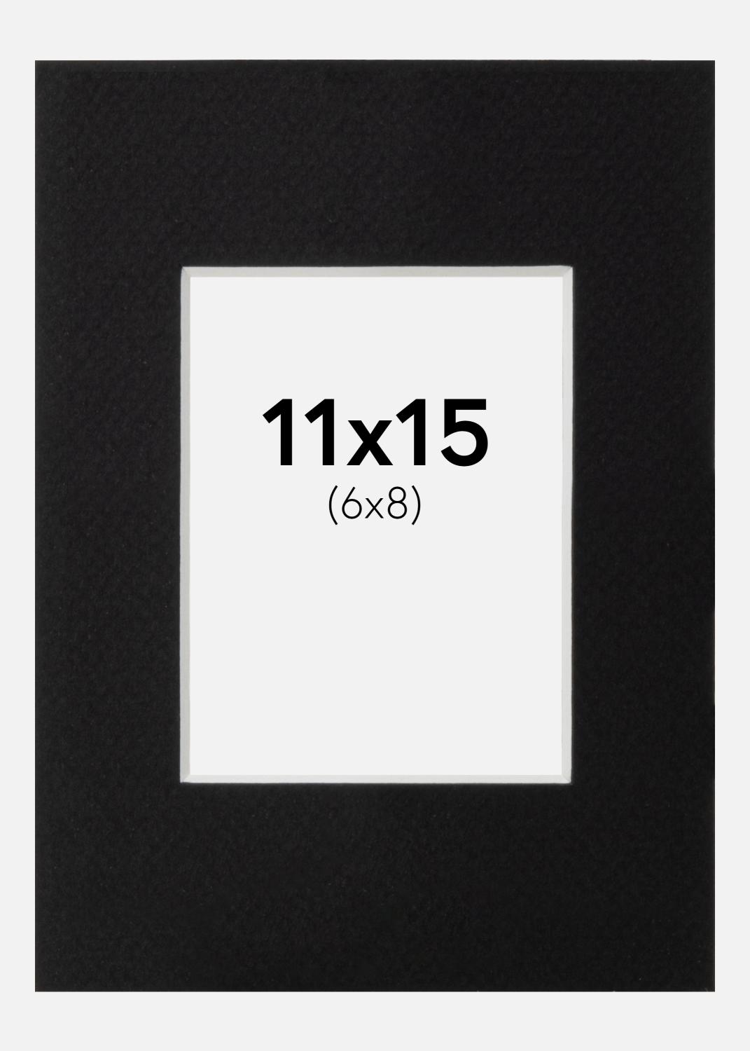Product Image for Passe-partout Noir Standard (noyau blanc) 11x15 cm (6x8)