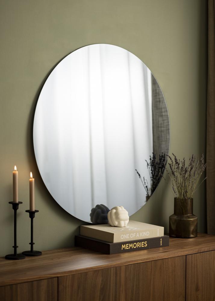 KAILA Miroir rond Smoked Grey diamètre 90 cm