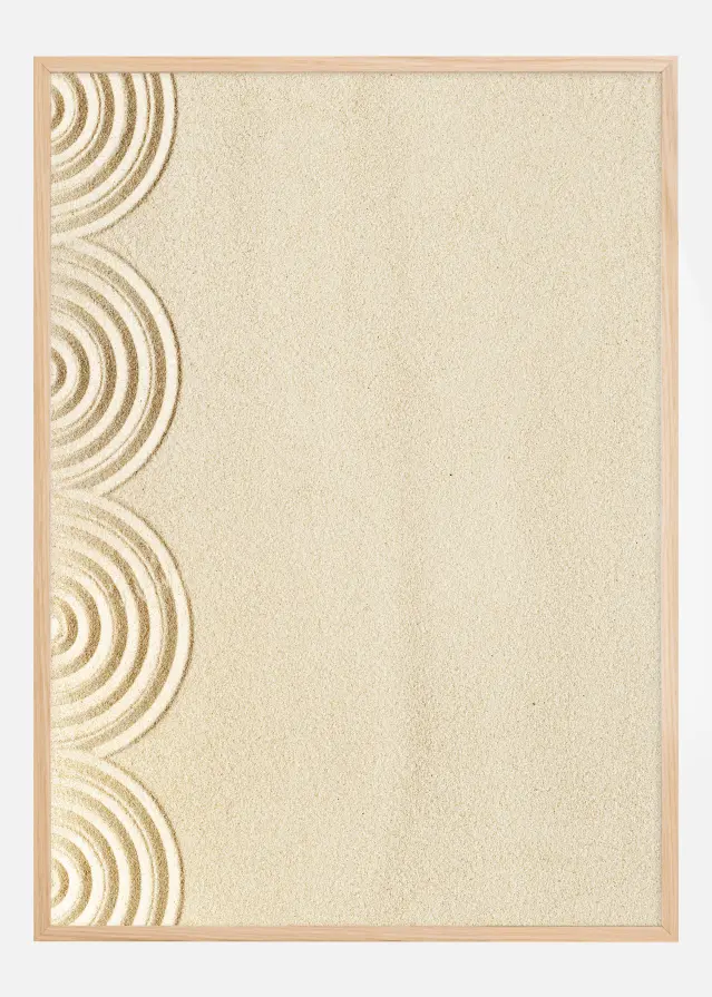 Pattern In The Sand Poster