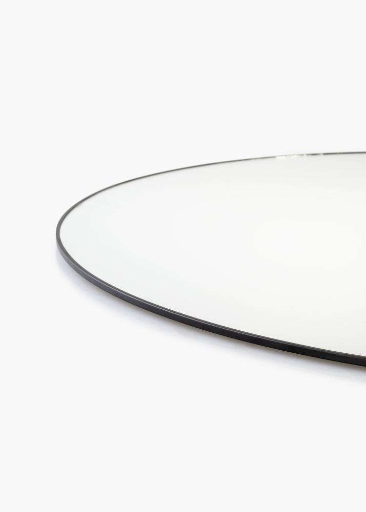 KAILA Round Mirror - Thin Black diamètre 70 cm