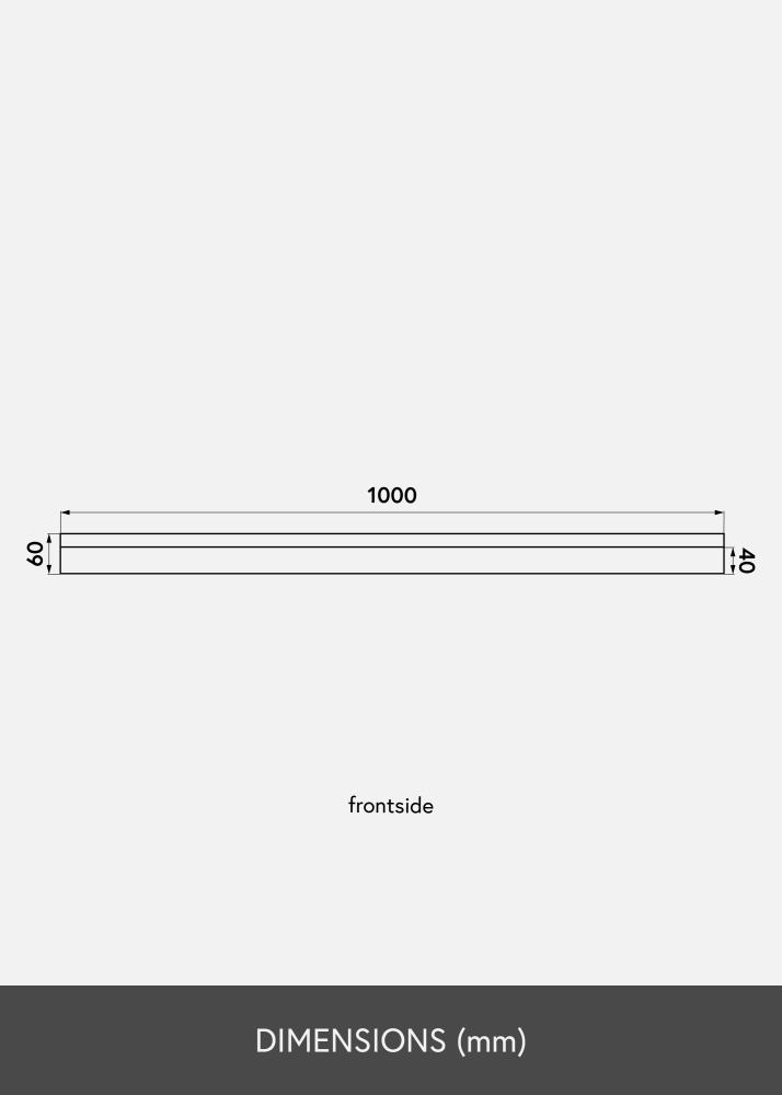 KAILA Étagère pour cadre Bambou 100 cm