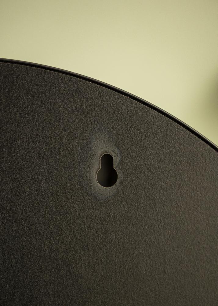 KAILA Miroir de maquillage Hollywood Round 10 Noir 40x30 cm