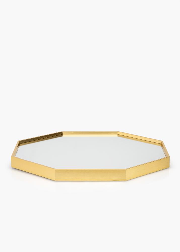 KAILA Miroir Octagon Or diamètre 50 cm