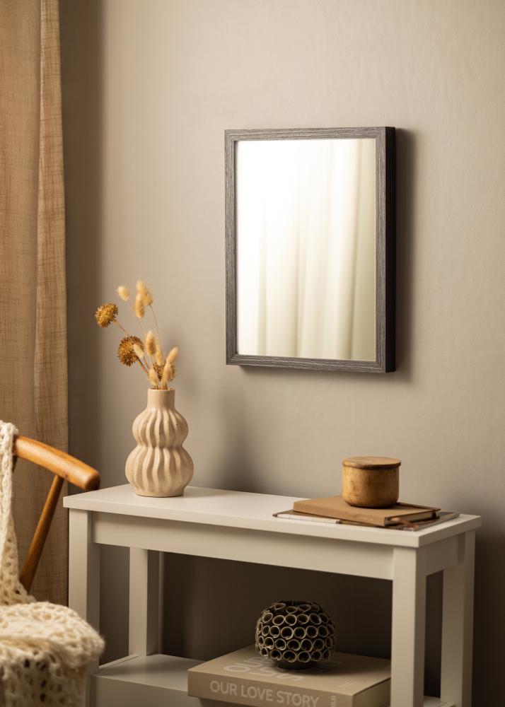 Miroir Wood Selection Grey I - Sur mesure