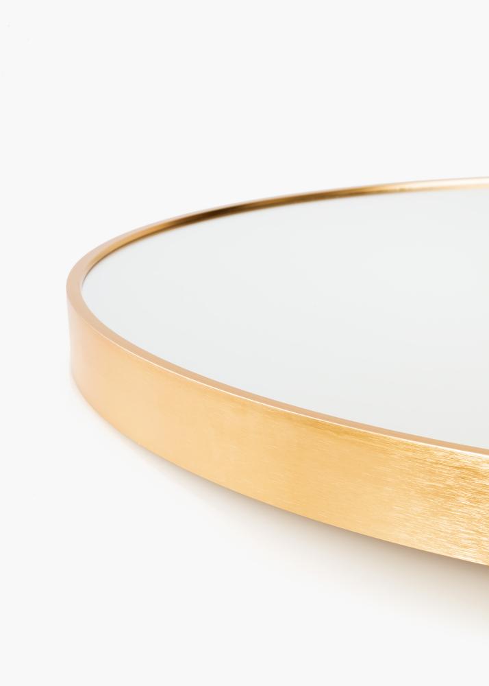 KAILA Miroir rond Edge Gold diamètre 100 cm