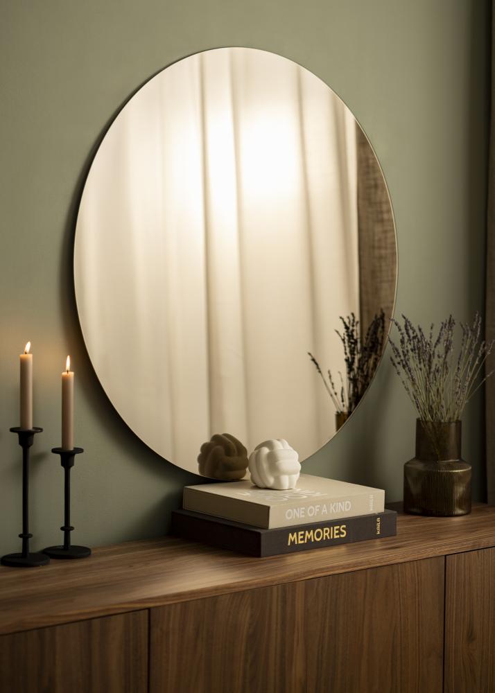 KAILA Miroir rond Dark Bronze 90 cm