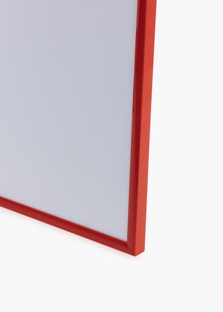 Cadre New Lifestyle Rouge clair 50x70 cm - Passe-partout Blanc 40x60 cm