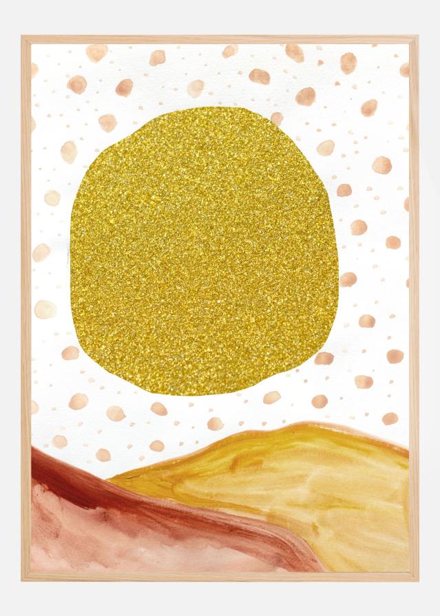 Glitter Sun Poster