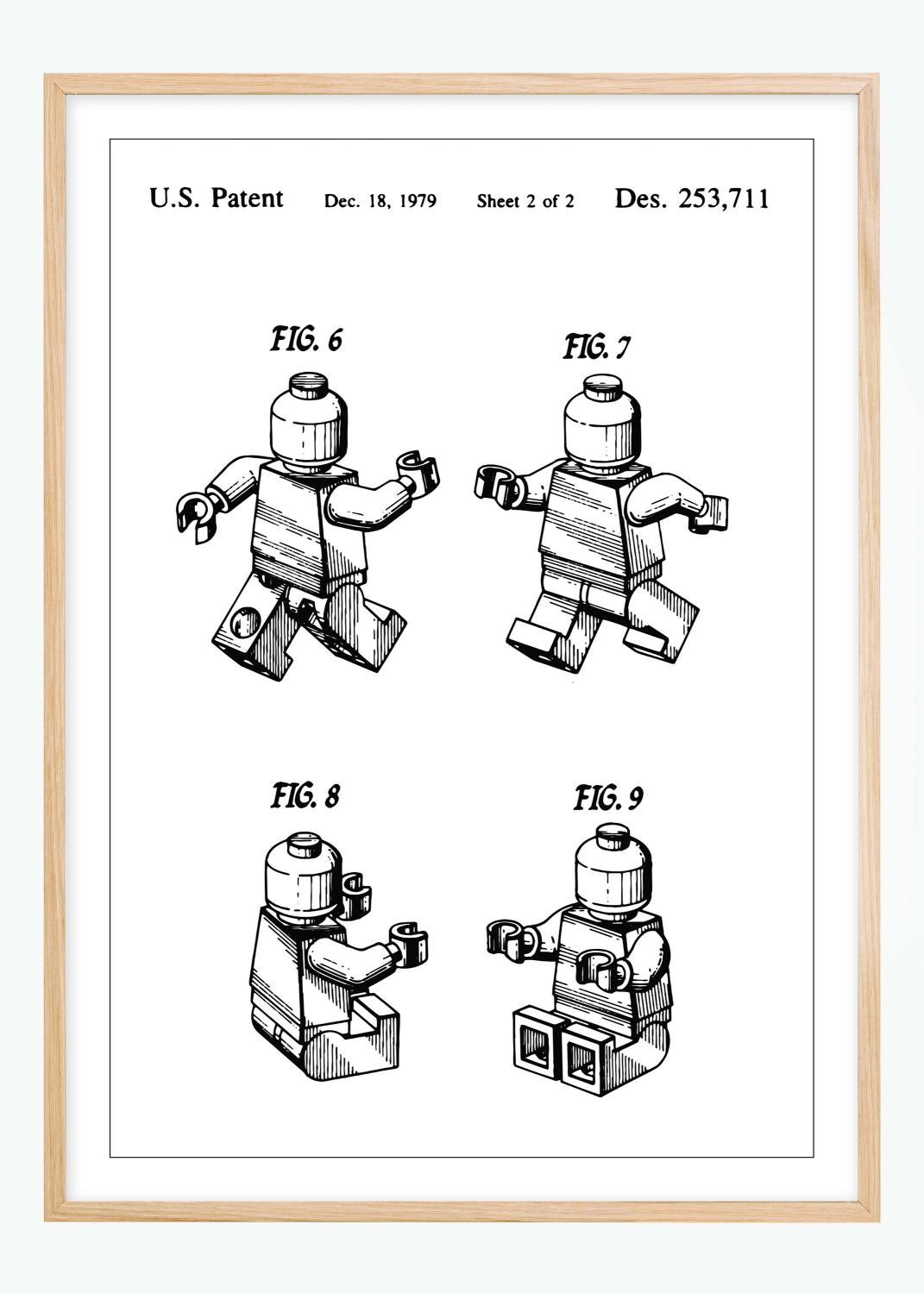 Product Image for Dessin de brevet - Lego II - Poster (21x29,7 cm (A4))