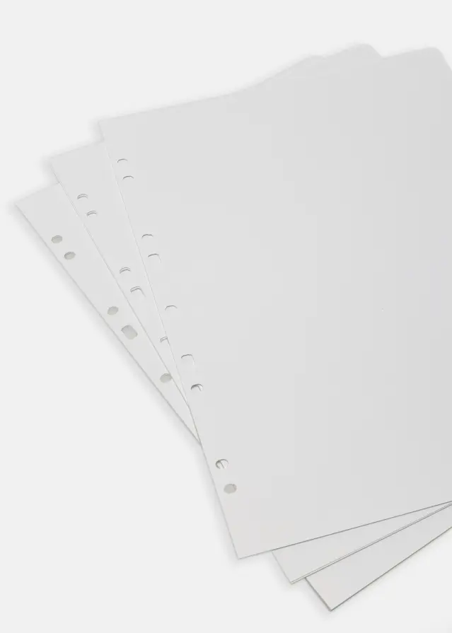 Feuilles d'album Timesaver SA4 - 30 feuilles blanches