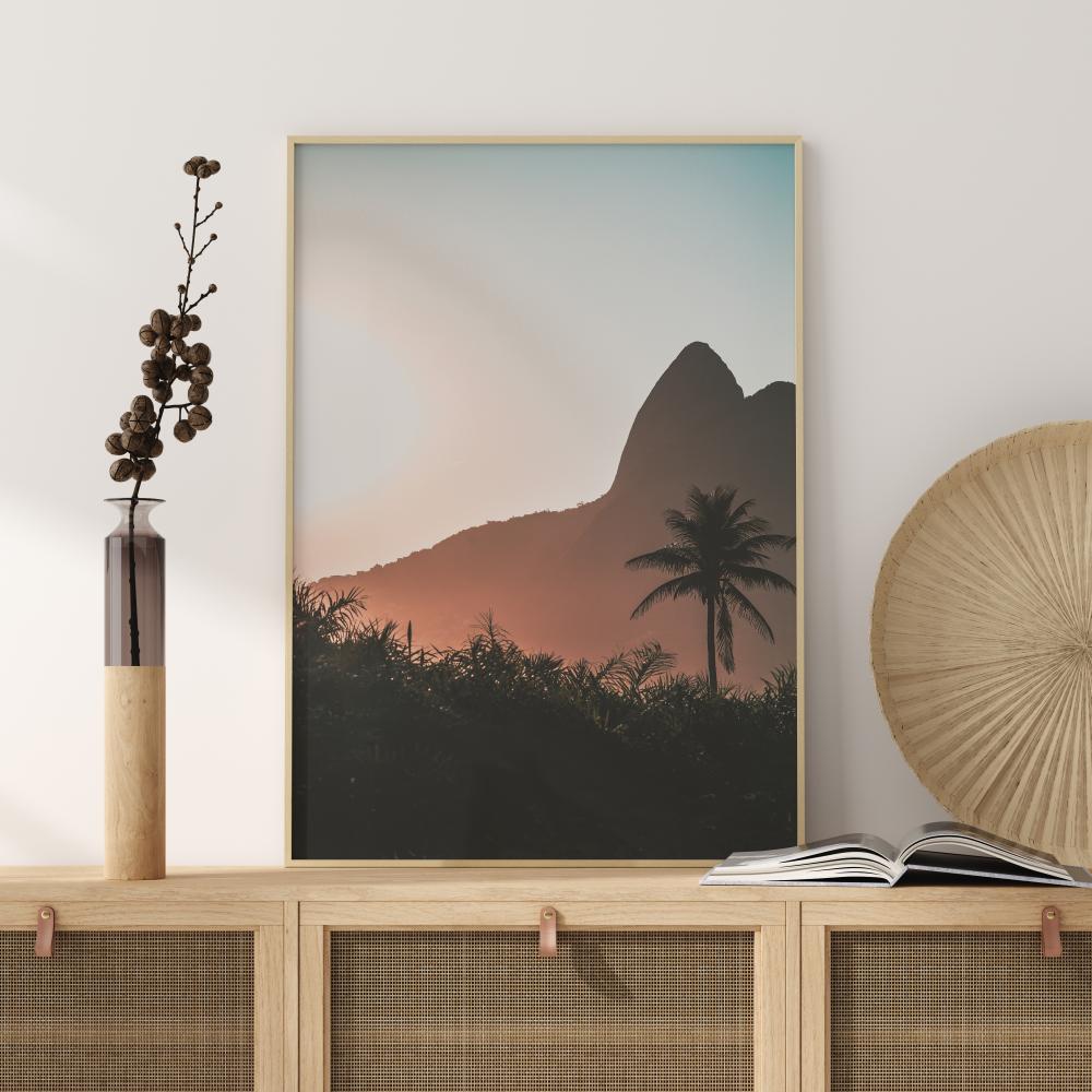 Mountain Sunset Poster