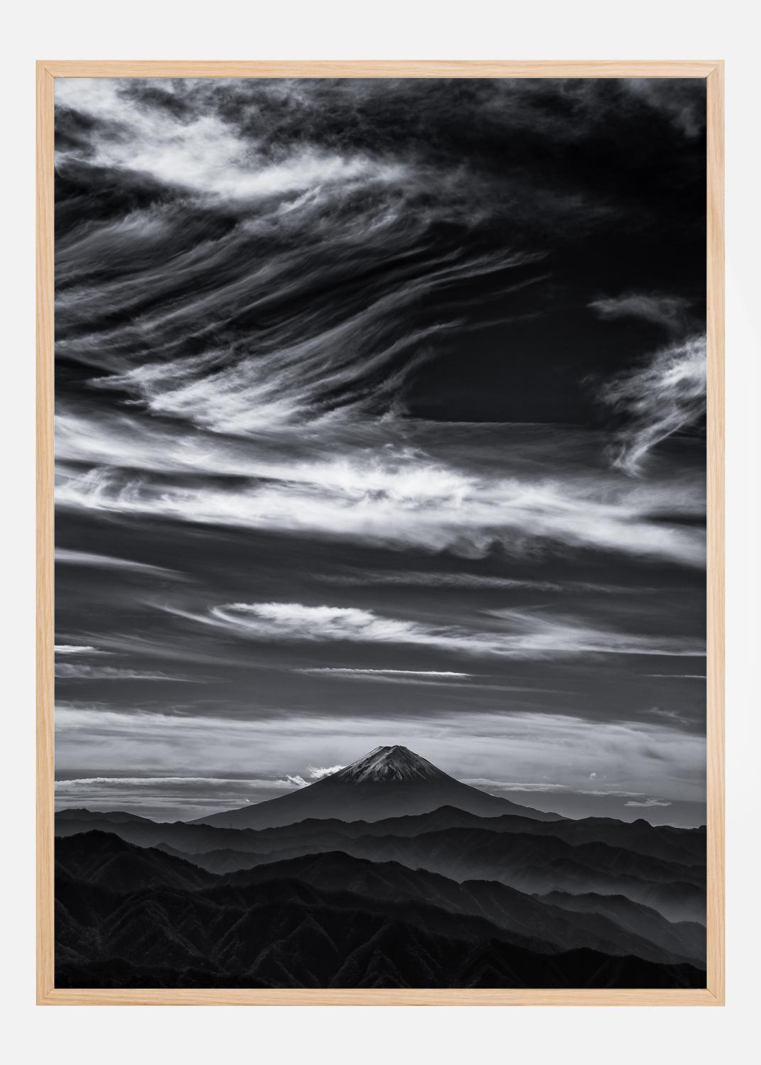 Product Image for Expressive clouds Fuji Poster (50x70 cm)