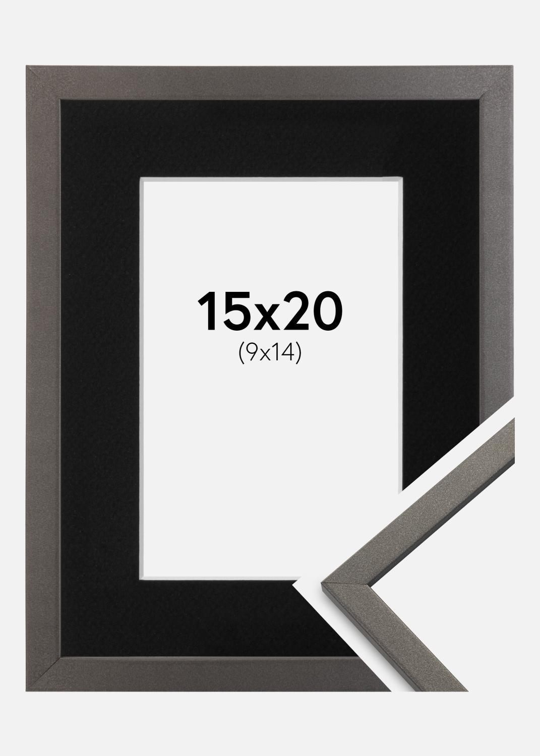 Product Image for Cadre Edsbyn Graphite 15x20 cm - Passe-partout Noir 10x15 cm