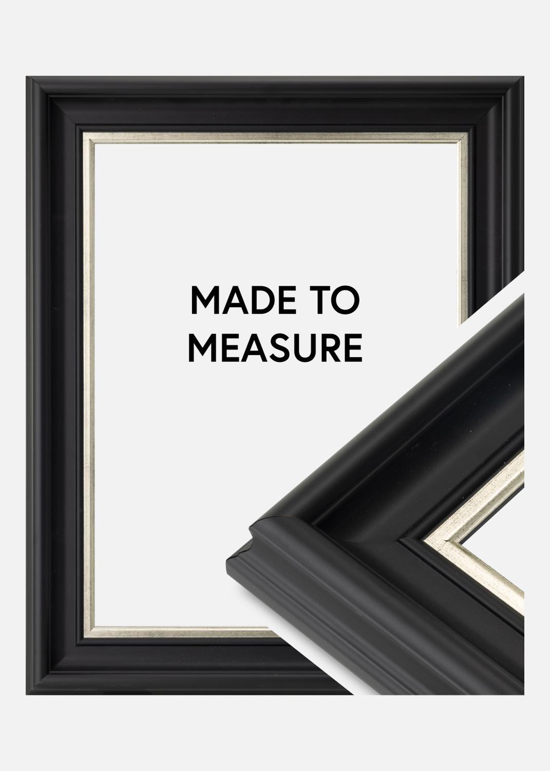 Product Image for Cadre Mora Premium Noir-Argent - Taille Personnalisée (Sample)