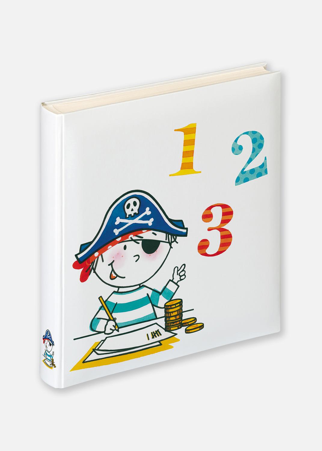 Product Image for Album enfant Pirate École - 28x30,5 cm (50 pages blanches / 25 feuilles)
