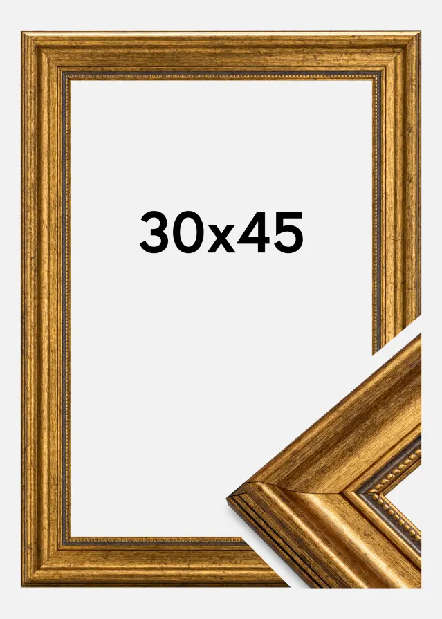 Cadre Rokoko Or 30x45 cm