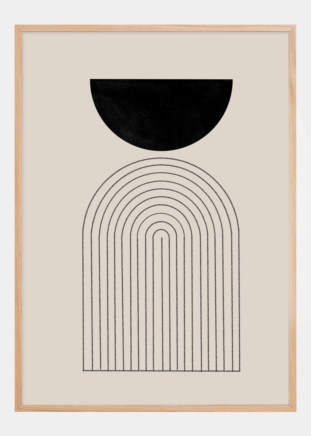 Product Image for Flow Shapes No1 Poster (21x29.7 cm (A4))