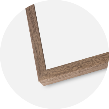 Cadre Soul Walnut Veneer 50x60 cm - Passe-partout Blanc 35x45 cm