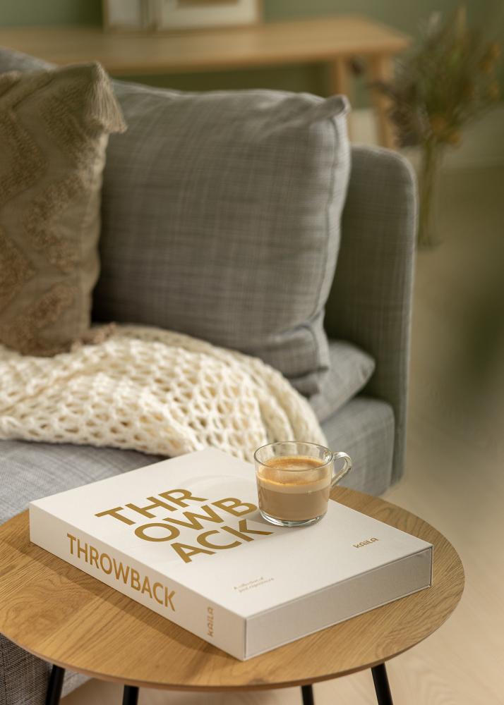 KAILA THROWBACK Warm Grey XL - Coffee Table Photo Album (20 Pages Noires)