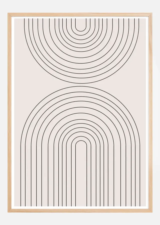 Flow Shapes No16 Poster