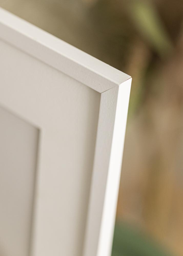 Cadre Edsbyn Blanc 45x55 cm - Passe-partout Blanc 34x46 cm