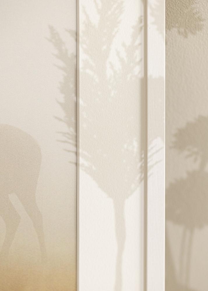 Cadre Edsbyn Blanc 45x55 cm - Passe-partout Blanc 34x46 cm