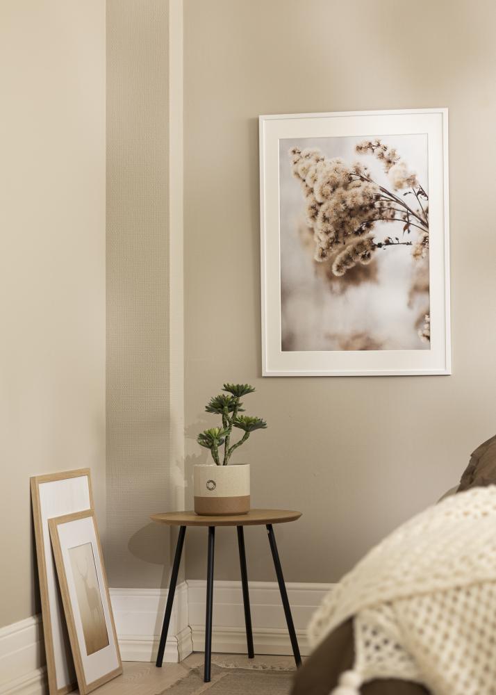 Cadre Edsbyn Blanc 45x55 cm - Passe-partout Blanc 34x46 cm