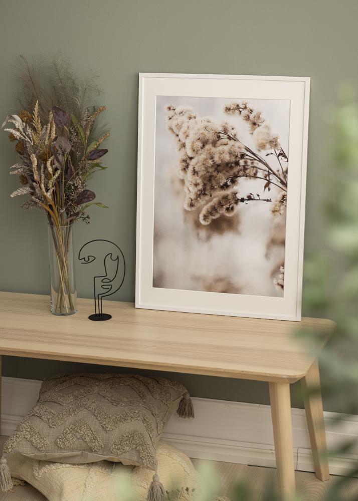 Cadre Edsbyn Blanc 45x55 cm - Passe-partout Blanc 34x46 cm