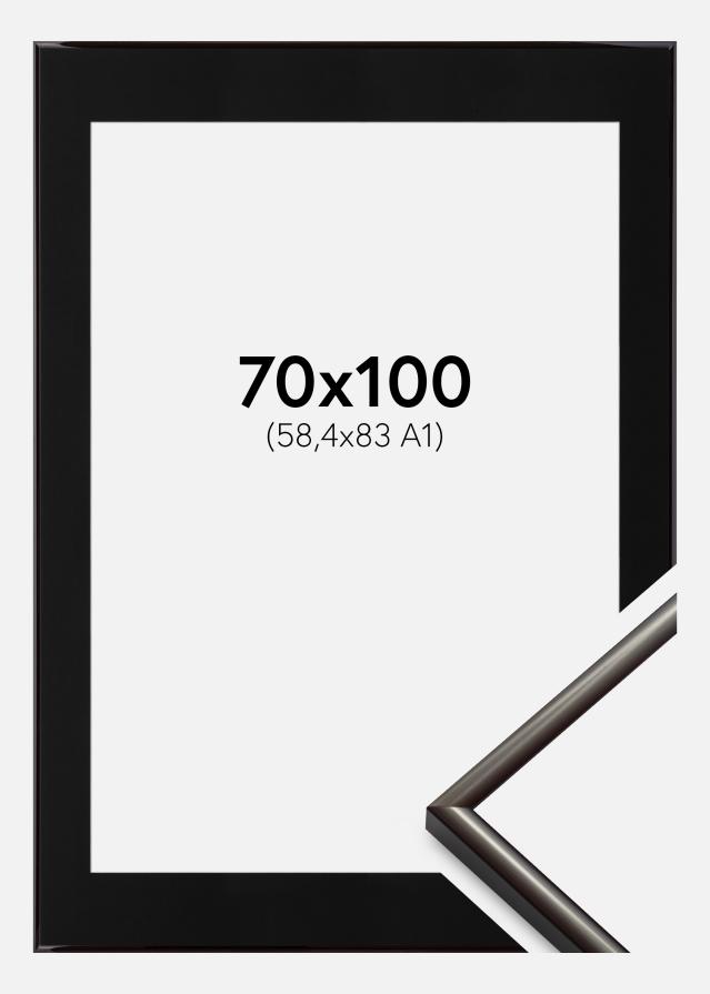Cadre New Lifestyle Espresso Brown 70x100 cm - Passe-partout Noir 59,4x84 cm
