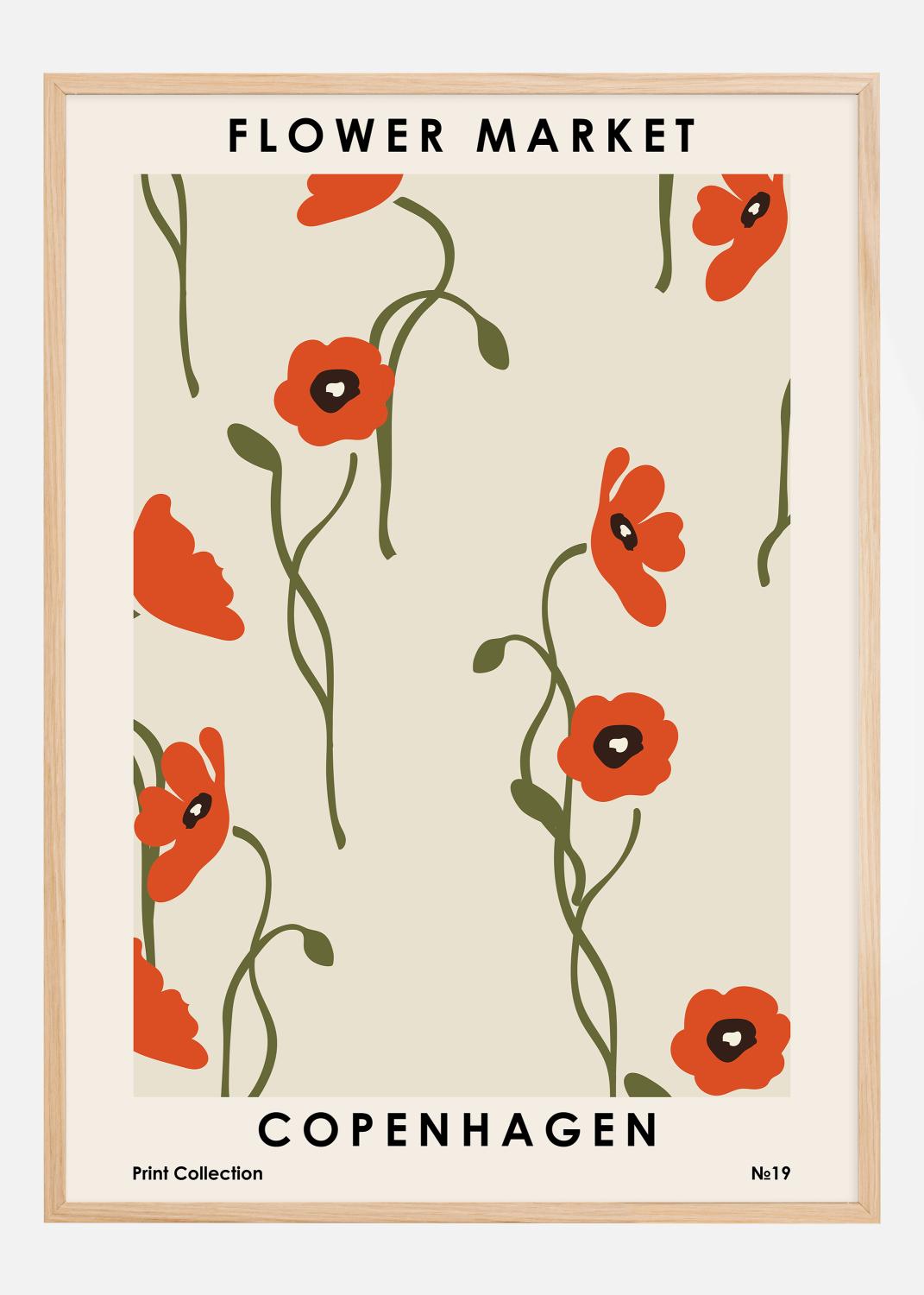 Product Image for Flower Market Copenhagen Poster (21x29.7 cm (A4))