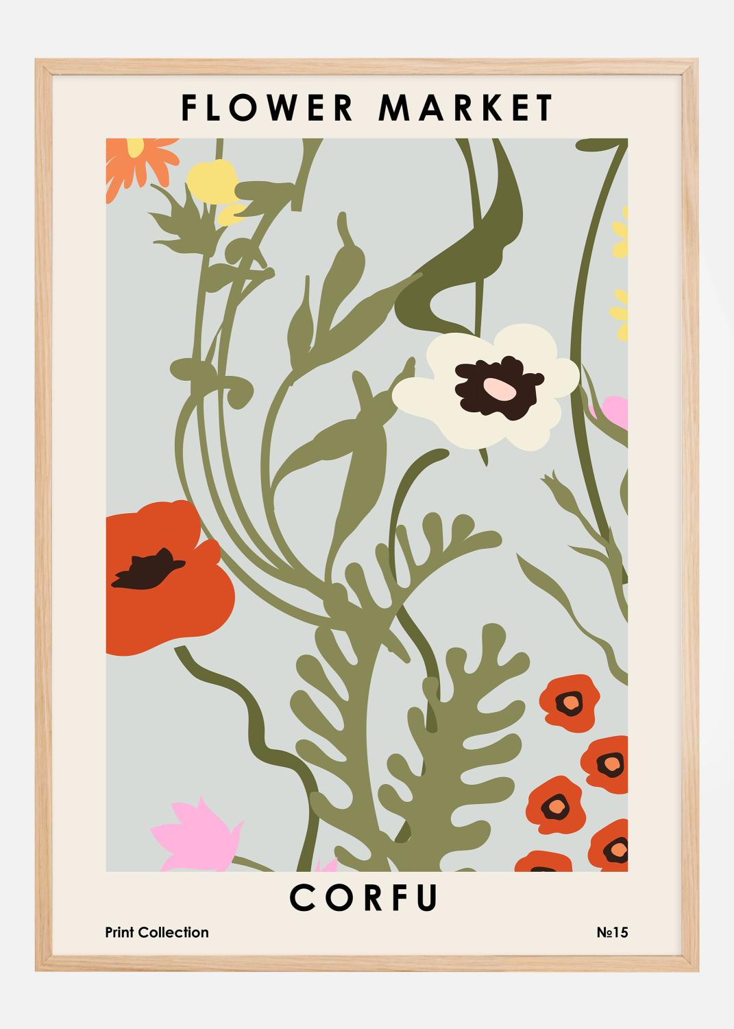 Product Image for Flower Market Corfu Poster (70x100 cm)