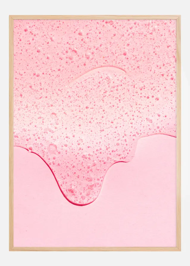 Pink Bubbles Poster