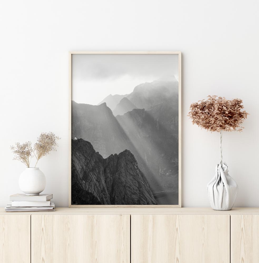 Shadow On Mountains Poster